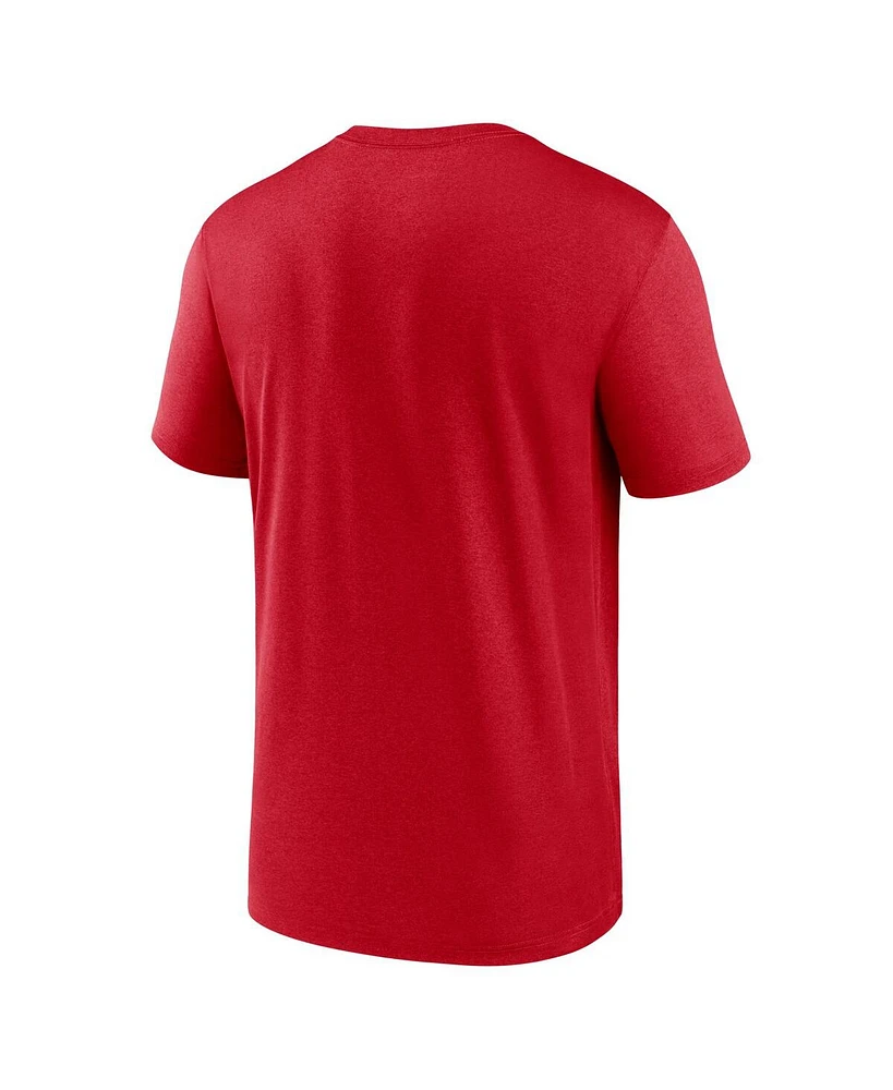 Nike Men's Red Cleveland Guardians Icon Legend Performance T-Shirt
