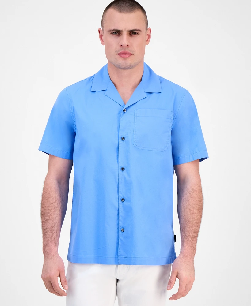 Michael Kors Men's Relaxed-Fit Solid Shirt