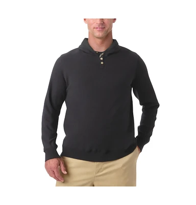 KingSize Big & Tall Fleece Pullover Henley
