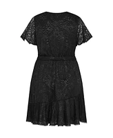 City Chic Women's Sweet Lace Dress