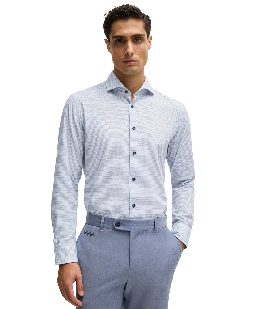 Boss by Hugo Boss Men's Spread Collar Casual-Fit Dress Shirt