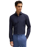 Boss by Hugo Men's Structured Performance Slim-Fit Dress Shirt