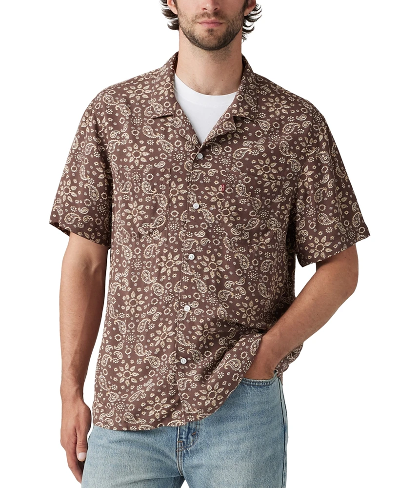 Levi's Men's Relaxed-Fit Camp Collar Shirt