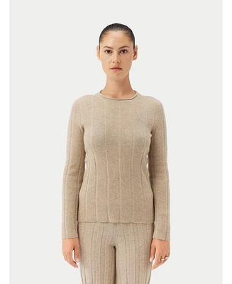 Gobi Cashmere Juniors' C-Neck Sweater
