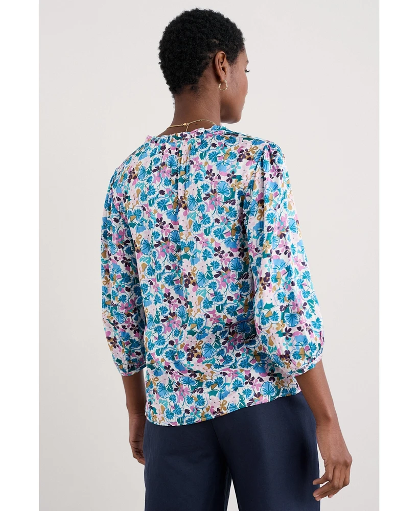 Seasalt Cornwall Women's Flower Weave Top