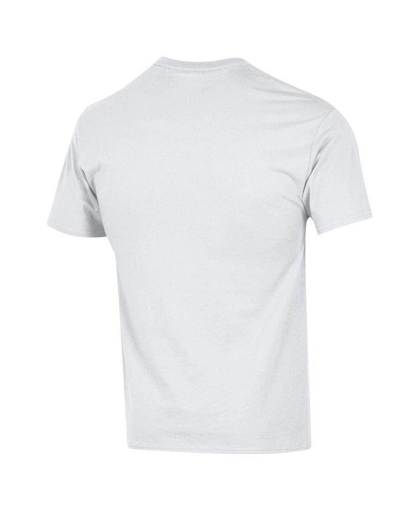 Champion Men's White Duke Blue Devils Cameron Crazies T-Shirt