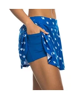ZooZatz Women's Royal Kentucky Wildcats All-Over Print Flowy Skort