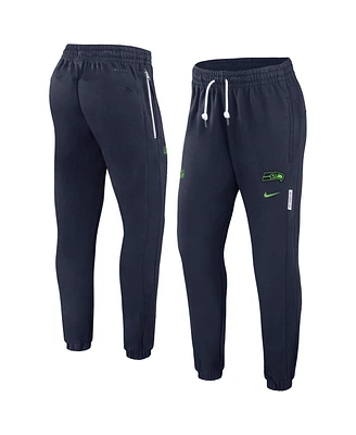 Nike Women's College Navy Seattle Seahawks Sideline Performance Jogger Pants