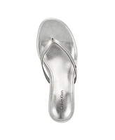 Calvin Klein Women's Opelle Tapered Kitten Heel Sandals