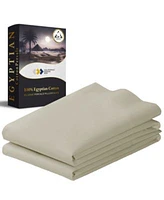 Luxury 100 Egyptian Cotton Standard Pillow Cases Set Of 2 Classic Percale Soft Breathable Fits Standard Queen Pillows