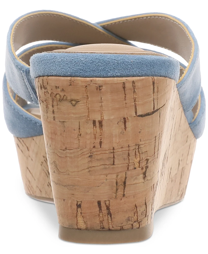 Giani Bernini Women's Juliaa Strappy Cork Platform Wedge Sandals, Created for Macy's