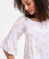 Style & Co Petite Printed Convertible Top, Exclusively at Macy's
