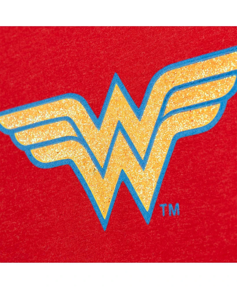 Justice League Toddler Girls Dc Comics Wonder Woman Ringer T-Shirt