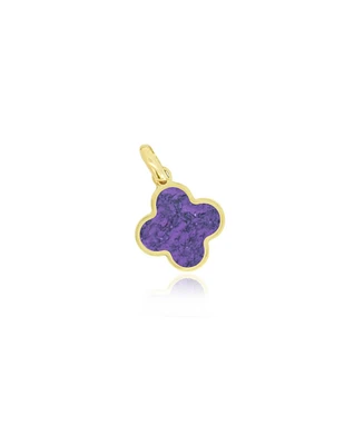 The Lovery Amethyst Clover Charm 14 millimeters