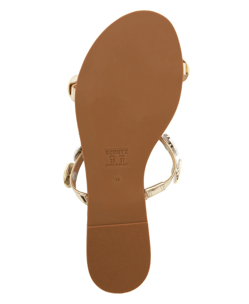 Schutz Women's Acacia Flat Sandals
