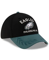 New Era Men's Black/Green Philadelphia Eagles 2025 Nfl Draft 39THIRTY Flex Hat