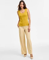 Tahari Asl Women's Sleeveless Sweater Tank Top
