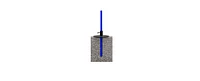 Bon 19-154 Asphalt Depth Gauge 30-inch Handle