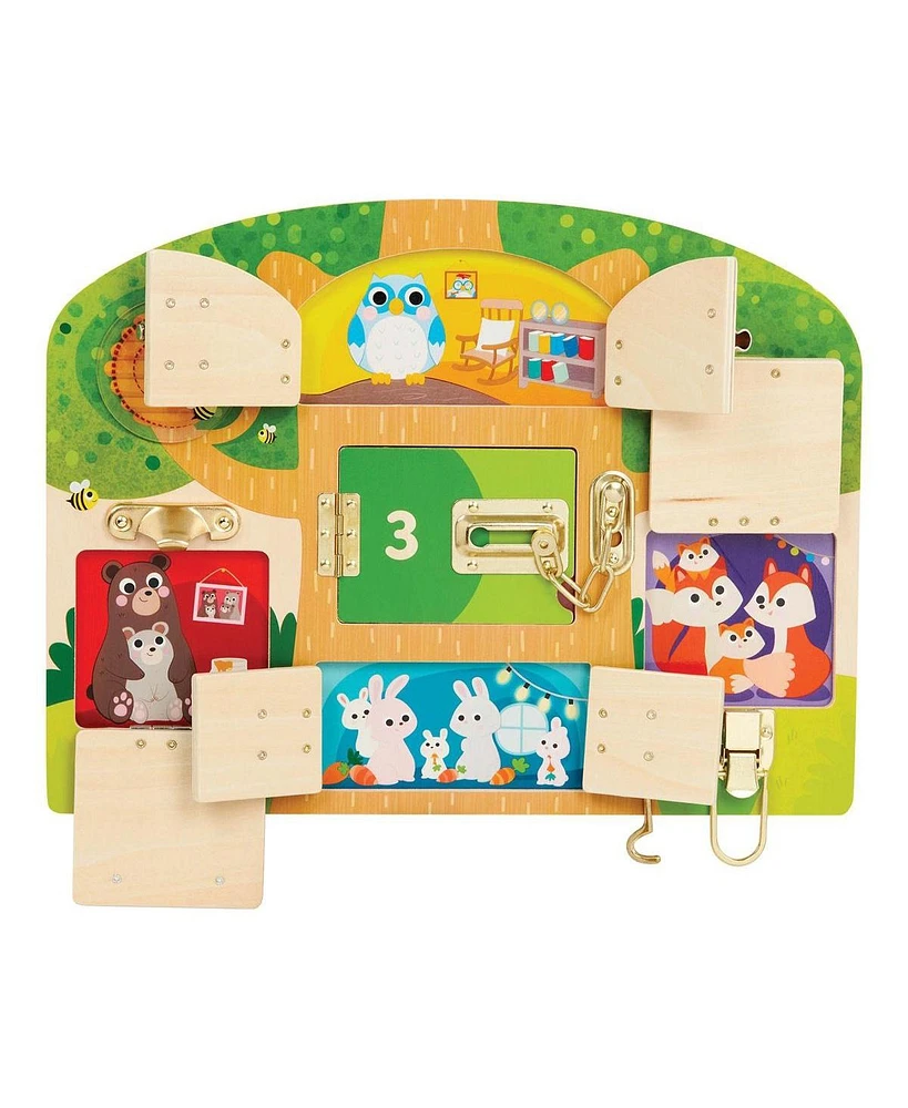 Battat Wooden Lock & Latch Board