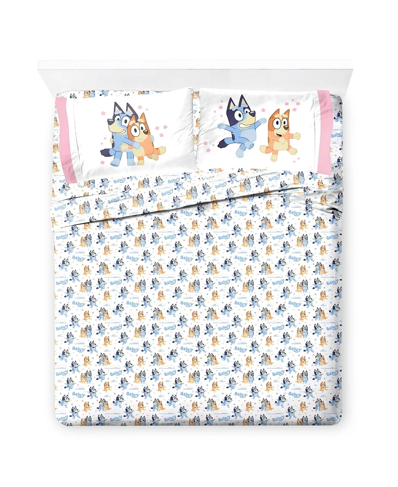 Bluey Striped Bed Set Twin