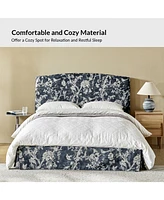 Modern Justus Upholstered Platform Bed-qb