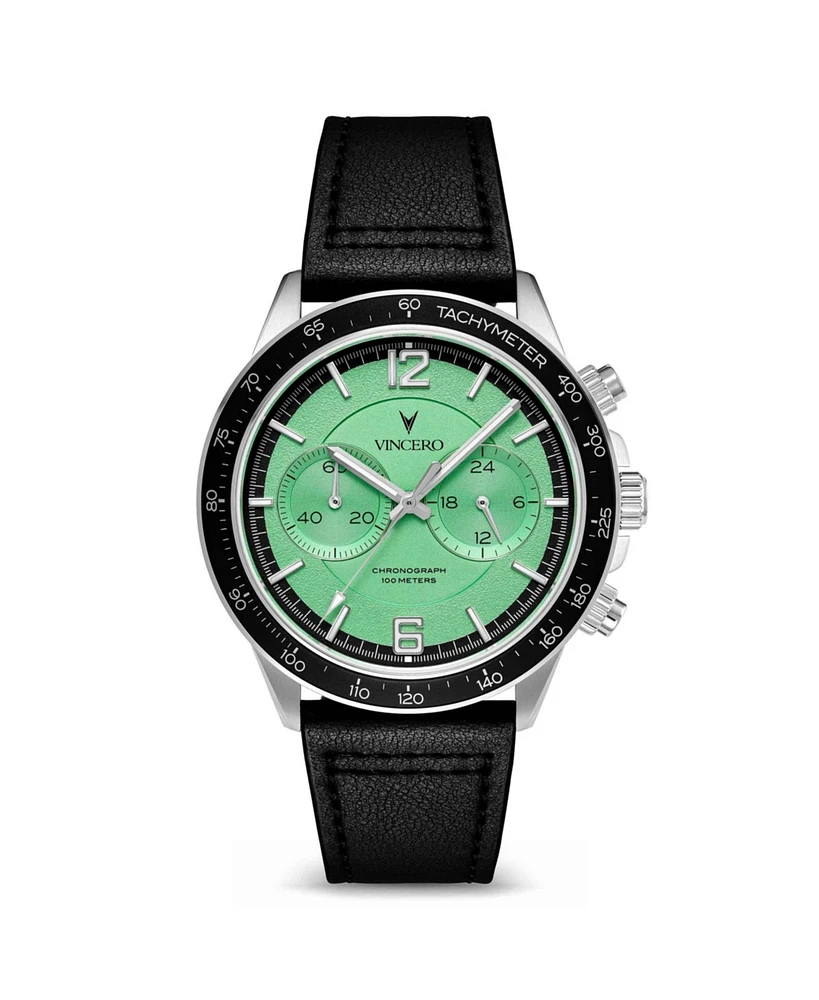Vincero Men's Apex Meca-Quartz Chronograph Stainless Steel Watch 42mm