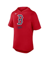 Nike Men's Red Boston Red Sox Tri-Blend Performance Hoodie T-Shirt
