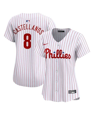 Nike Women's Nick Castellanos White Philadelphia Phillies Home Limited Player Jersey