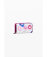 Desigual Women's Medium wallet with detachable leather-effect