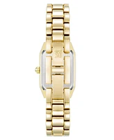 Anne Klein Women's Quartz Petite Octagonal Gold-Tone Metal Alloy Bracelet Watch