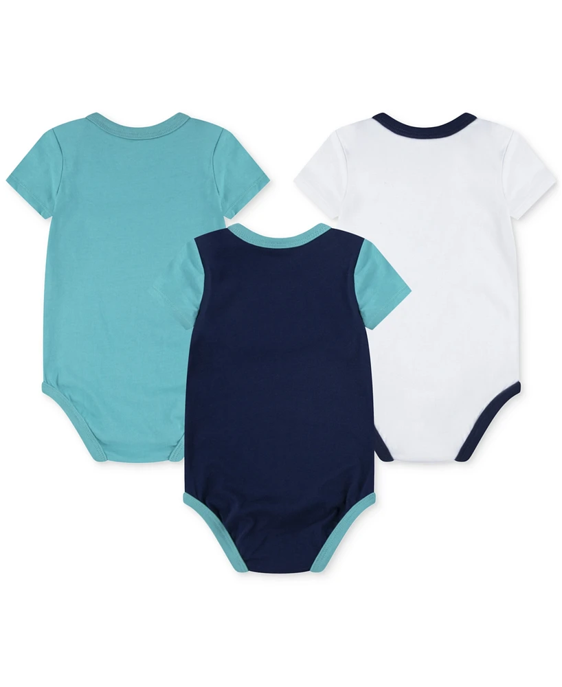 Jordan Baby Girl or Boy Mj Brooklyn Essentials Bodysuits, 3 Pack