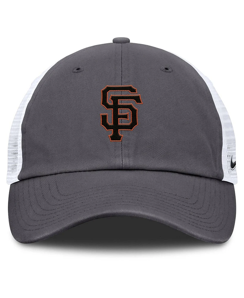 Nike Men's Gray San Francisco Giants Adjustable Trucker Hat