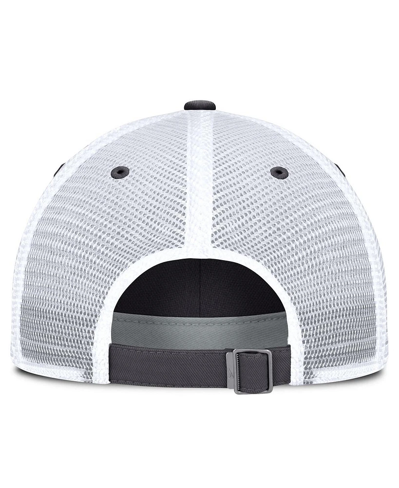 Nike Men's Gray New York Yankees Wordmark Club Adjustable Trucker Hat