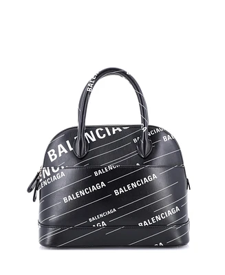 Pre-Owned Balenciaga Small Logo Ville Bag Leather