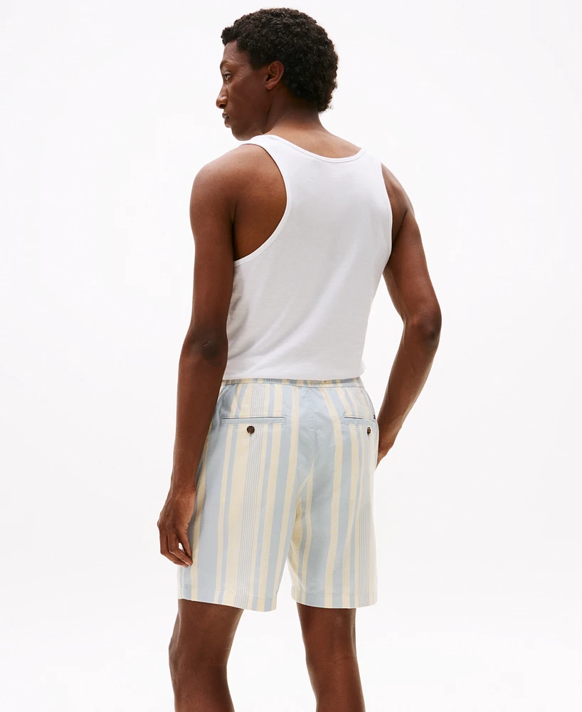 Tommy Hilfiger Men's Stripe 7" Drawstring Shorts