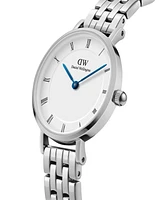 Daniel Wellington Unisex Analog Silver-Tone Stainless Steel Watch