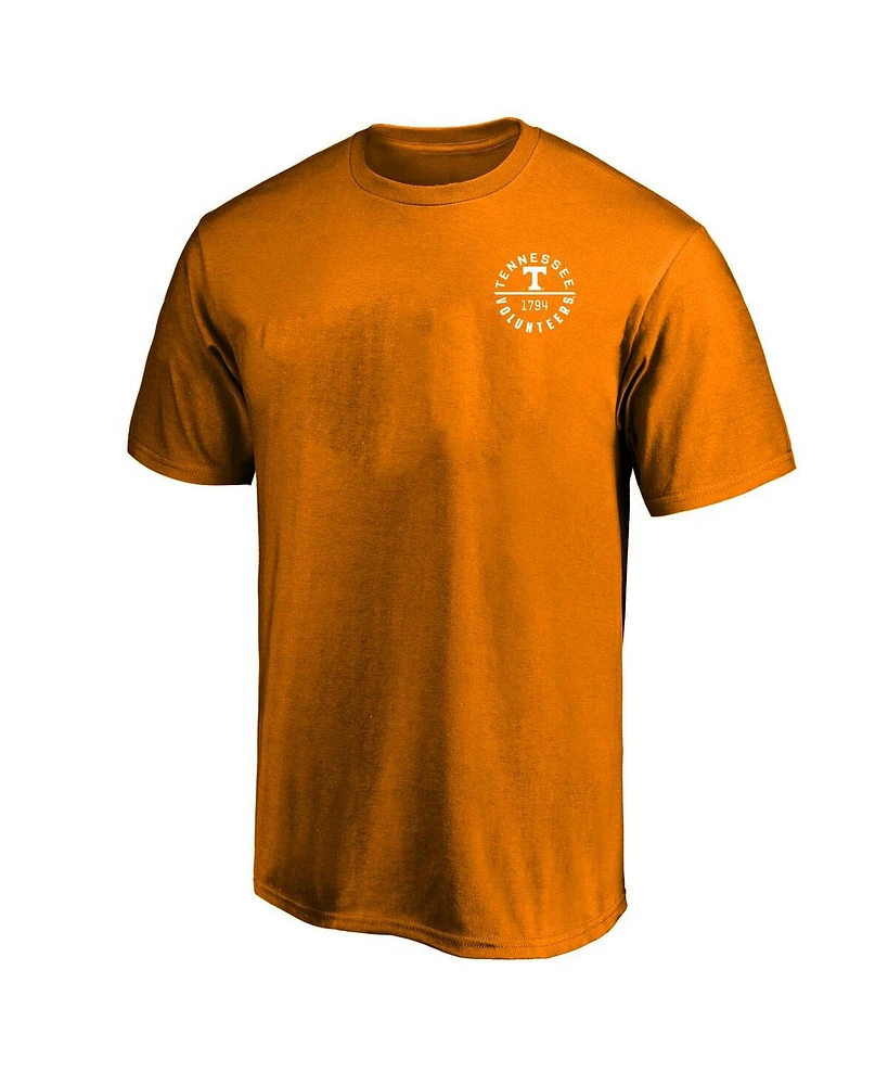 Fanatics Men's Tennessee Orange Tennessee Volunteers Big Tall Fast Break 2 Hit T-Shirt