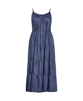 City Chic Women's Island Tier Maxi Dress