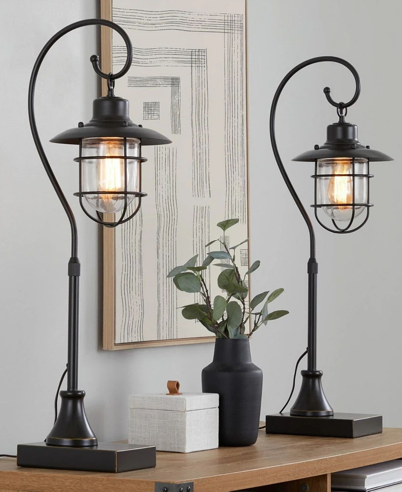 Lumisource 33" Metal Landen Contemporary Task Lamp, Set of 2