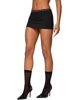 Edikted Women's Jaxie Grommet Mini Skort
