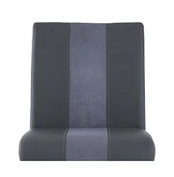 Set of Four Metal Low Back Counter Height Bar Chairs
