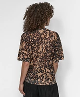 Dkny Women's Summer Cheetah Sweater