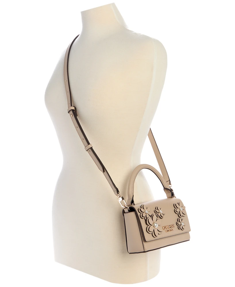 Guess Zaria Top Handle Flap Crossbody Bag