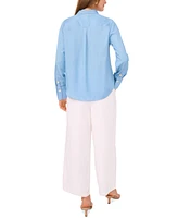 Vince Camuto Women's Flap-Pocket Utility Shirt