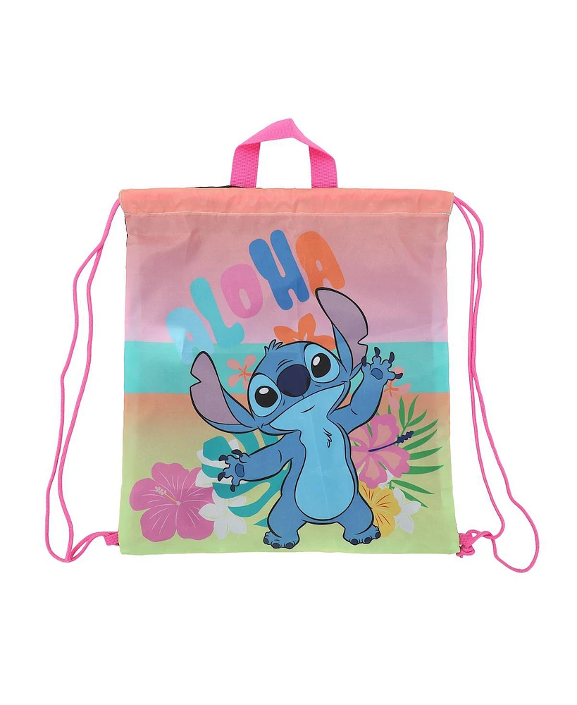 Disney Lilo & Stitch 5-Piece Backpack & Lunchbox Set
