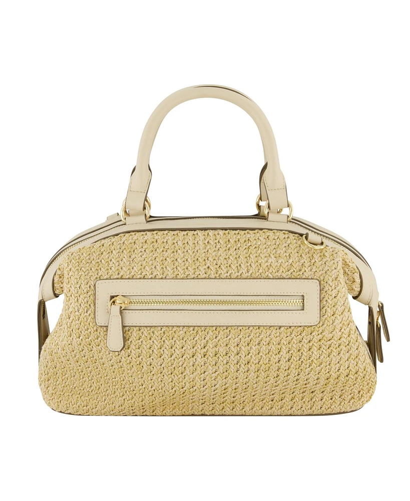 Tommy Bahama Flamingo Embroidery Satchel