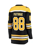 Women's David Pastrnak Black Boston Bruins Home Premier Breakaway Player Jersey