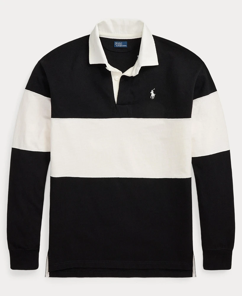 Polo Ralph Lauren Women's Color-Blocked Cotton Jersey Rugby Shirt