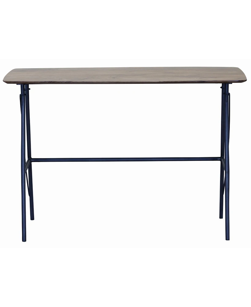 Modern Rustic Solid Wood Writing Desk – Sturdy & Stylish Workspace