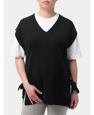Gobi Cashmere Maternity V-neck Top